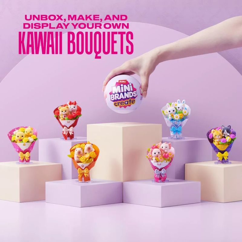 Mini Brands Create Kawaii Bouquet en Presentación Surtida