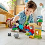 LEGO DUPLO Dinosaurio Spidey-Rex vs Duende Verde de 25 Piezas
