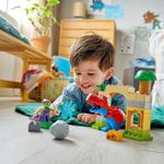 LEGO DUPLO Dinosaurio Spidey-Rex vs Duende Verde de 25 Piezas