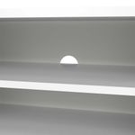 Rack para TV Match Blanco Brillante con 2 Puertas y Pasacables de 172.7 x 39.9 x 33.1 cm