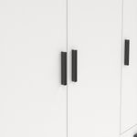Armario Sprint Blanco de 3 Puertas y 3 Gavetas para Dormitorio de 147 x 49.8 x 200.4 cm