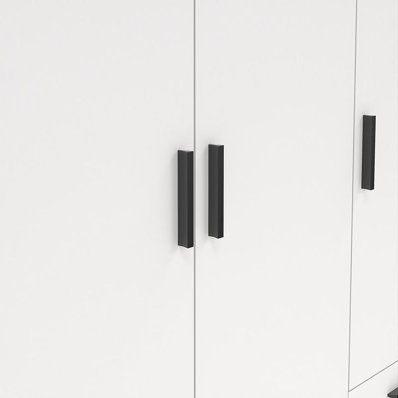 Armario Sprint Blanco de 3 Puertas y 3 Gavetas para Dormitorio de 147 x 49.8 x 200.4 cm