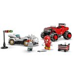 LEGO Sonic Auto de Silver vs Monster Truck de Knuckles de 378 Piezas