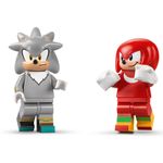 LEGO Sonic Auto de Silver vs Monster Truck de Knuckles de 378 Piezas