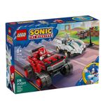 LEGO Sonic Auto de Silver vs Monster Truck de Knuckles de 378 Piezas
