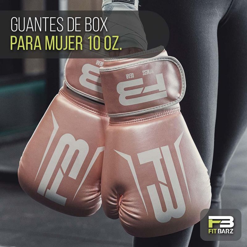 Guantes de Box de 10 Onz Color Rosado