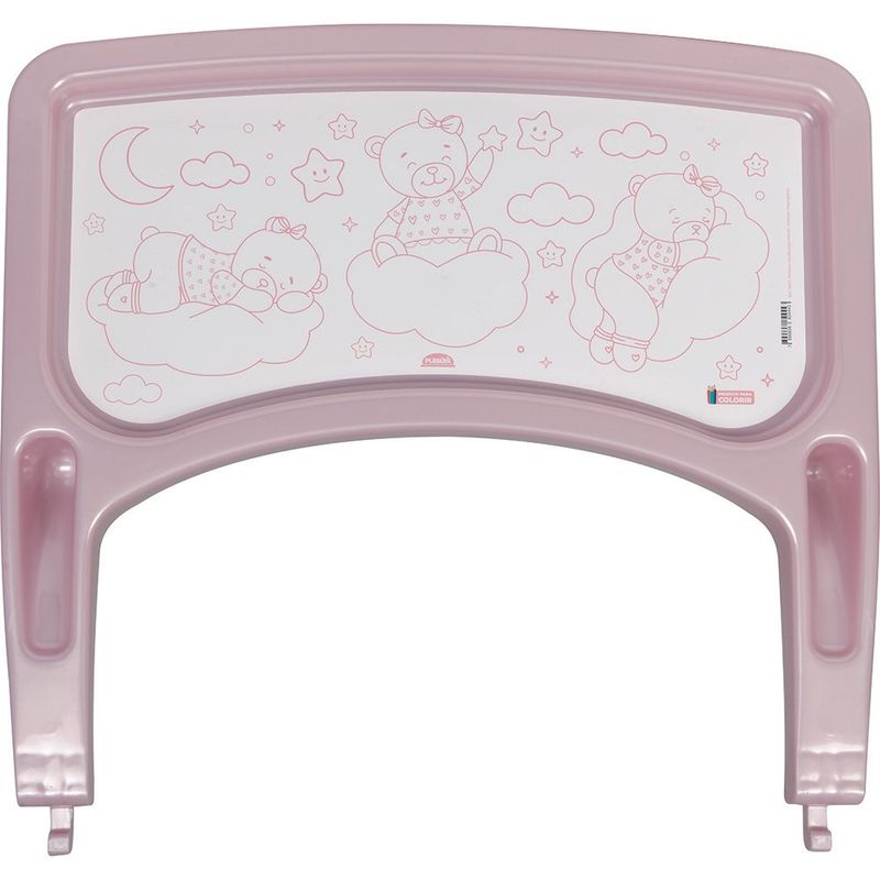 Sillón Infantil con Bandeja Diseño Oso Colores Surtidos