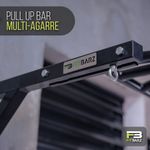 Barra para Pull Up Multi Agarre Capacidad de Carga 150 Kg Color Negro