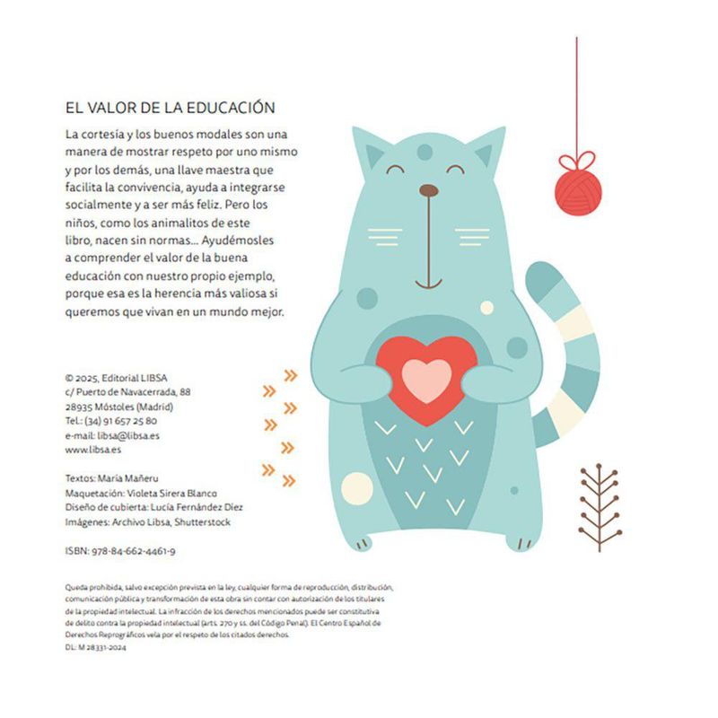 Libro Infantil Soy Educado de María Mañeru