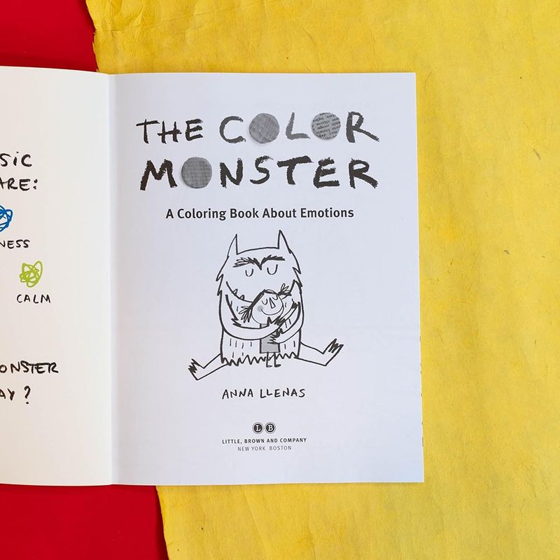 The Color Monster: Un libro de Colorear Sobre las Emociones en Inglés de Anna Llenas