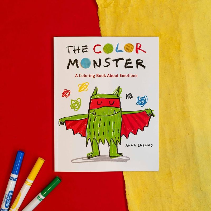 The Color Monster: Un libro de Colorear Sobre las Emociones en Inglés de Anna Llenas