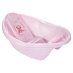 Bañera Ergonómica para Bebé Decora 24 Litros Diseño Oso Color Rosado