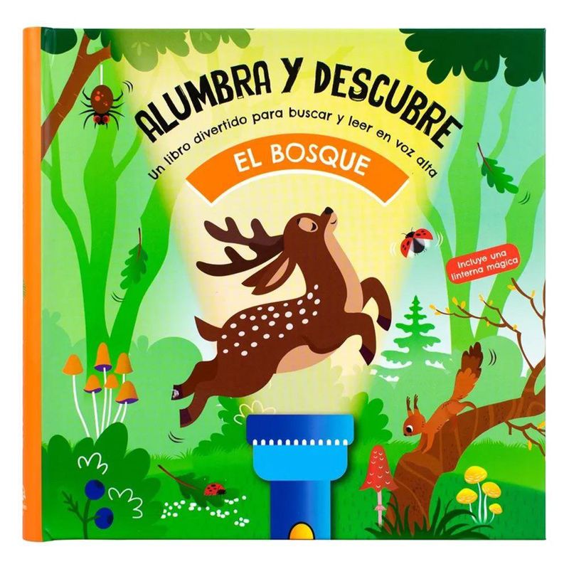 Libro Infantil Interactivo Alumbra y Descubre: El Bosque