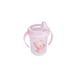 Taza Infantil Decora 3 Partes 330 mL Diseño Oso Color Rosado