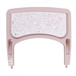 Sillón Infantil con Bandeja Dsieño Jardín Encantado Color Rosado