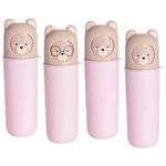 Pachón Infantil con Tapa Diseño Oso Color Rosado