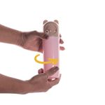 Pachón Infantil con Tapa Diseño Oso Color Rosado