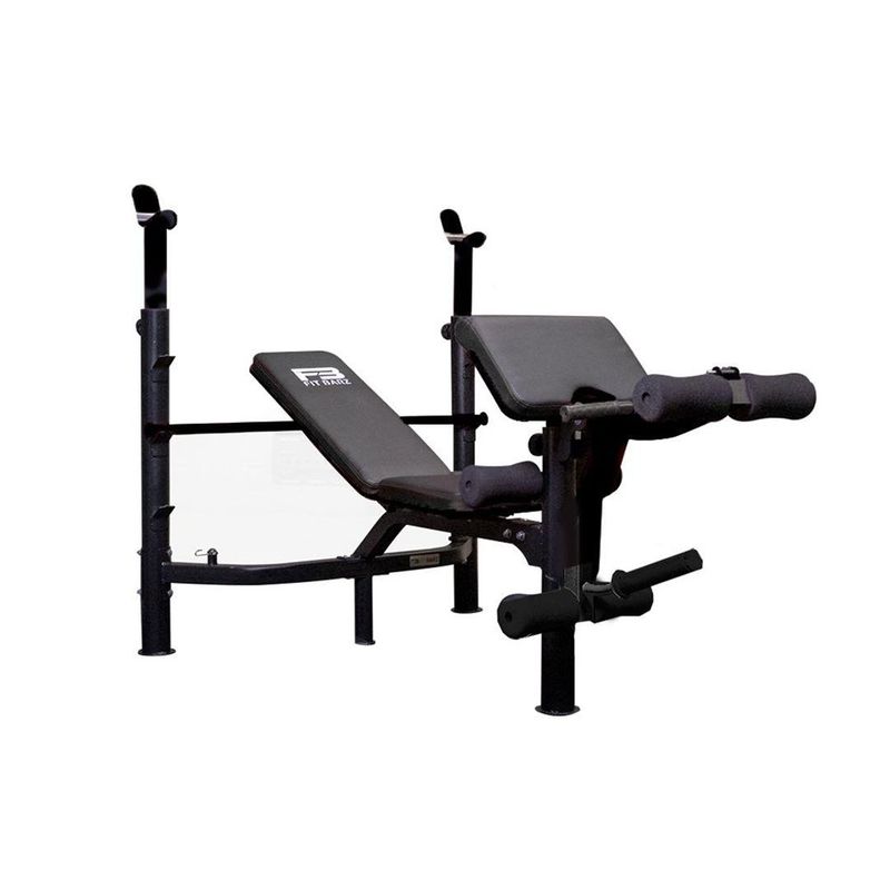 Banco Olímpico FB-350 MultiGym Pegable Color Negro