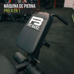 Máquina para Ejercicios de Pierna PRO 4 en 1 Color Negro