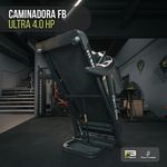 Caminadora FB Ultra 4.0HP AC con Inclinación y Soporte de 330 lb Color Negro