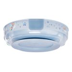 Plato Térmico Infantil con Ventosa y Seguro Diseño Oso Color Azul