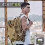 Mochila Tipo Táctica Repelente al Agua de 55 Litros Color Marrón