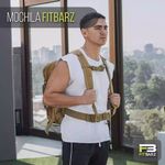 Mochila Tipo Táctica Repelente al Agua de 55 Litros Color Marrón
