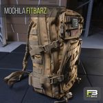 Mochila Tipo Táctica Repelente al Agua de 55 Litros Color Marrón