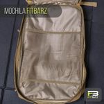 Mochila Tipo Táctica Repelente al Agua de 55 Litros Color Marrón