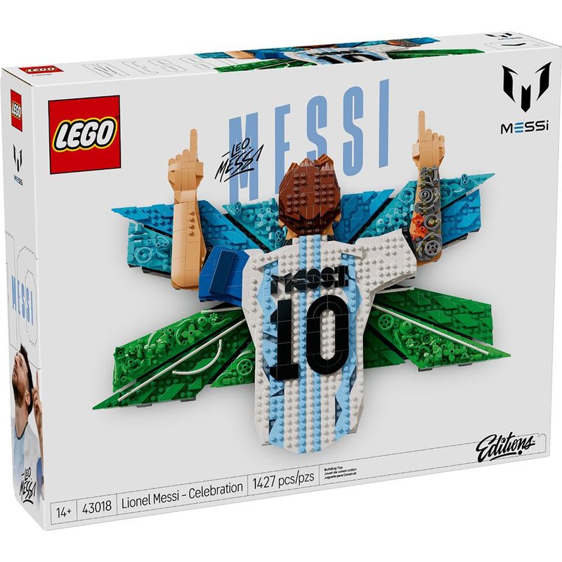 LEGO Art Lionel Messi: Celebración #43018 de 1427 Piezas