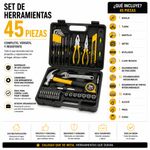 Set de 42 Herramientas Comfort Grip