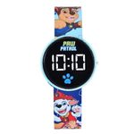Reloj Digital LED para Niños Diseño Paw Patrol Color Azul