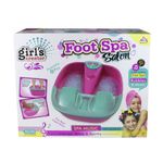 Set de Spa para Pedicure Infantil con Burbujas Música y Accesorios Multicolor