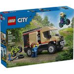 LEGO City Furgoneta de Aventura con Bicis de Montaña #60512 de 260 Piezas