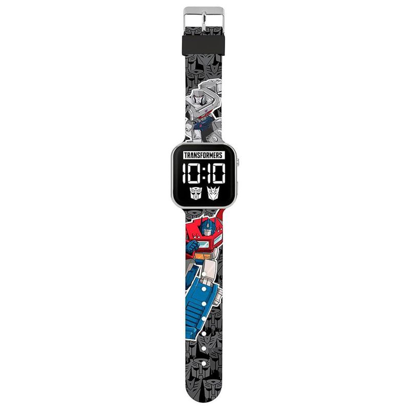 Reloj Digital LED para Niños Diseño Transformers Optimus Prime