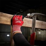 Guantes Anticorte Unisex Color Rojo Talla M