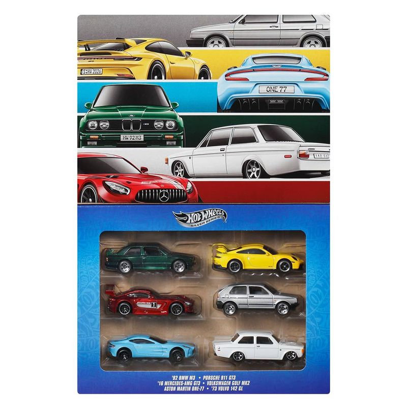 Hot Wheels Euro Style Multipack Set de 6 Autos Europeos