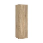 Clóset Space de 1 Puerta con Acabado Roble para Dormitorio de 49.5 x 48.6 x 175.4 cm