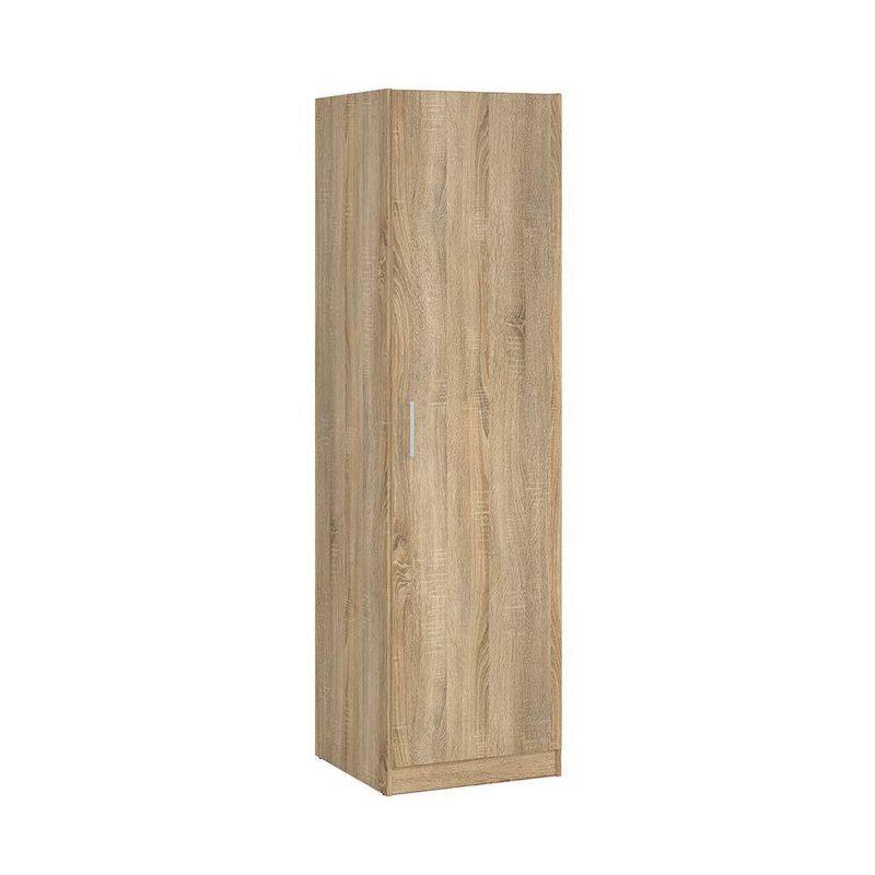 Clóset Space de 1 Puerta con Acabado Roble para Dormitorio de 49.5 x 48.6 x 175.4 cm