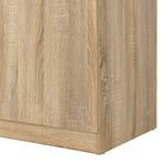 Clóset Space de 1 Puerta con Acabado Roble para Dormitorio de 49.5 x 48.6 x 175.4 cm