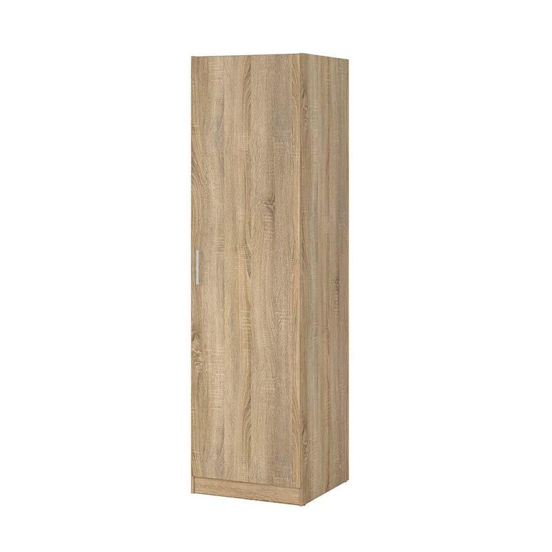 Clóset Space de 1 Puerta con Acabado Roble para Dormitorio de 49.5 x 48.6 x 175.4 cm