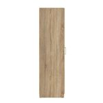 Clóset Space de 1 Puerta con Acabado Roble para Dormitorio de 49.5 x 48.6 x 175.4 cm