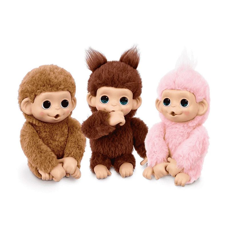 Muñeco Interactivo Mono Bebé Mini Little Live Pets Diseños Surtidos