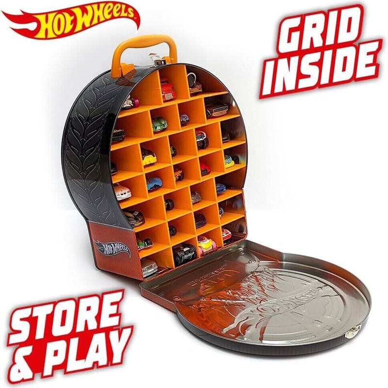 Maletín Organizador Hot Wheels para 29 Autos