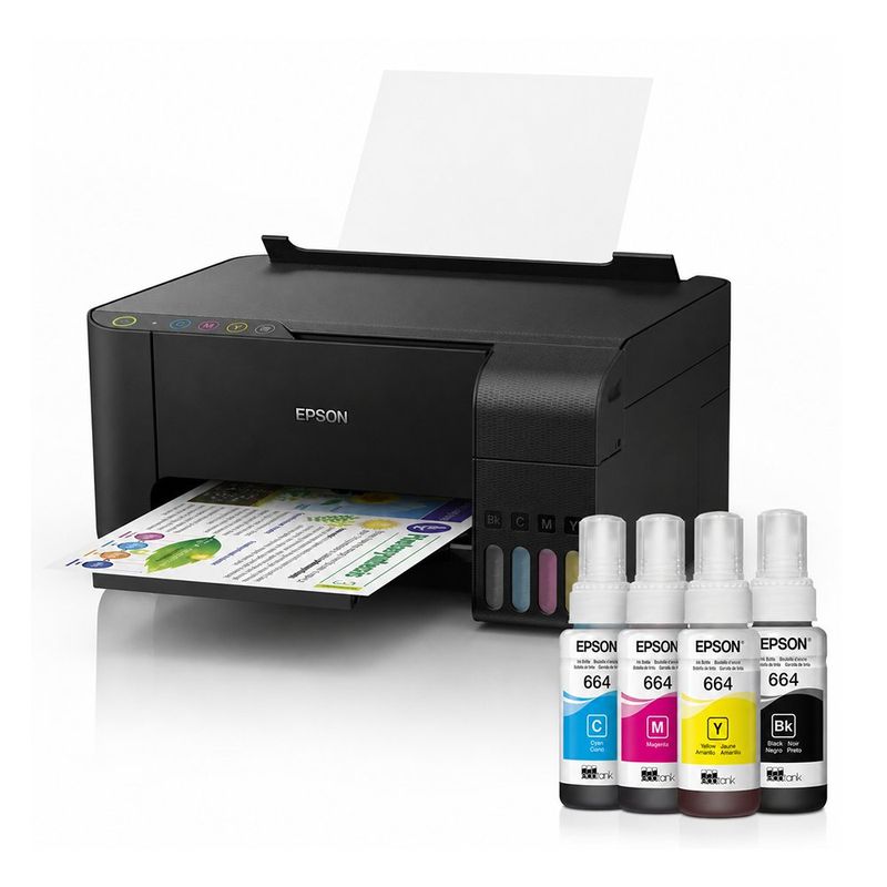Tinta Epson T664220 Cyan de 70 mL para Impresoras EcoTank Compatibles
