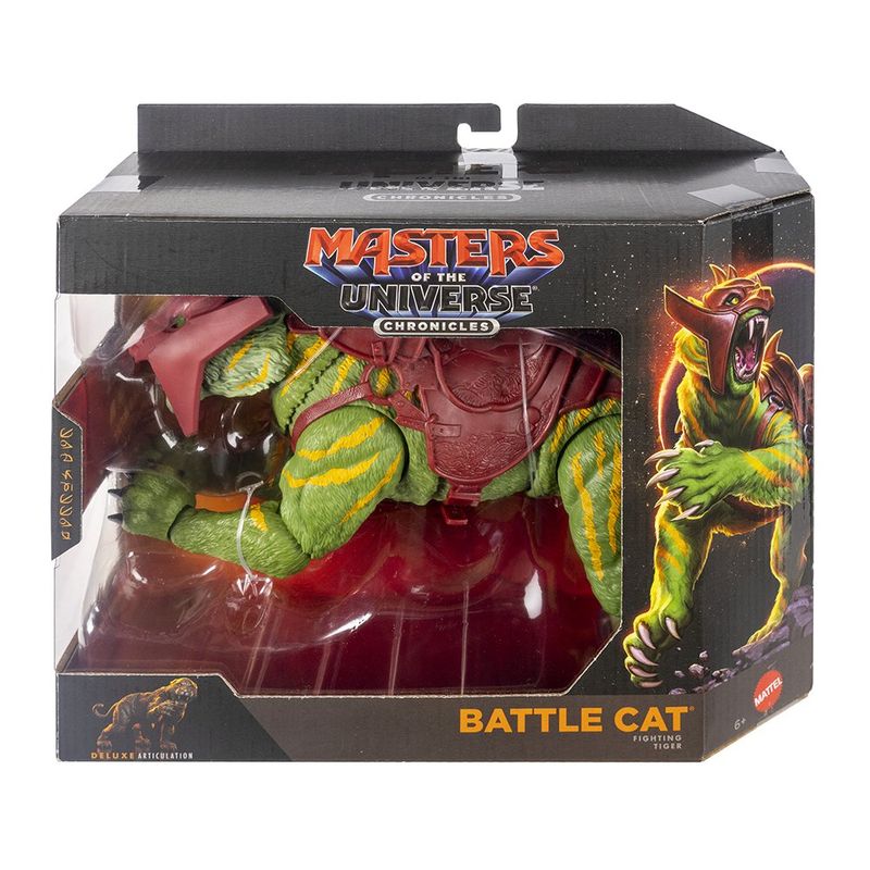 Figura de Acción de Masters of the Universe Battle Cat con Armadura Removible