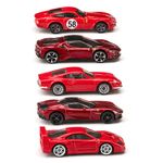 Hot Wheels Ferrari Set de 5 Autos Rosso