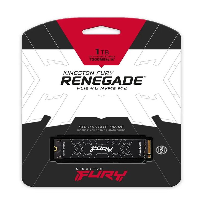 Memoria SSD Fury Renegade de 1TB M.2 NVMe PCIe 4.0 Gen4