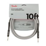 Cable para Guitarra 10F Fender con Forro de 3 Metros Color Blanco