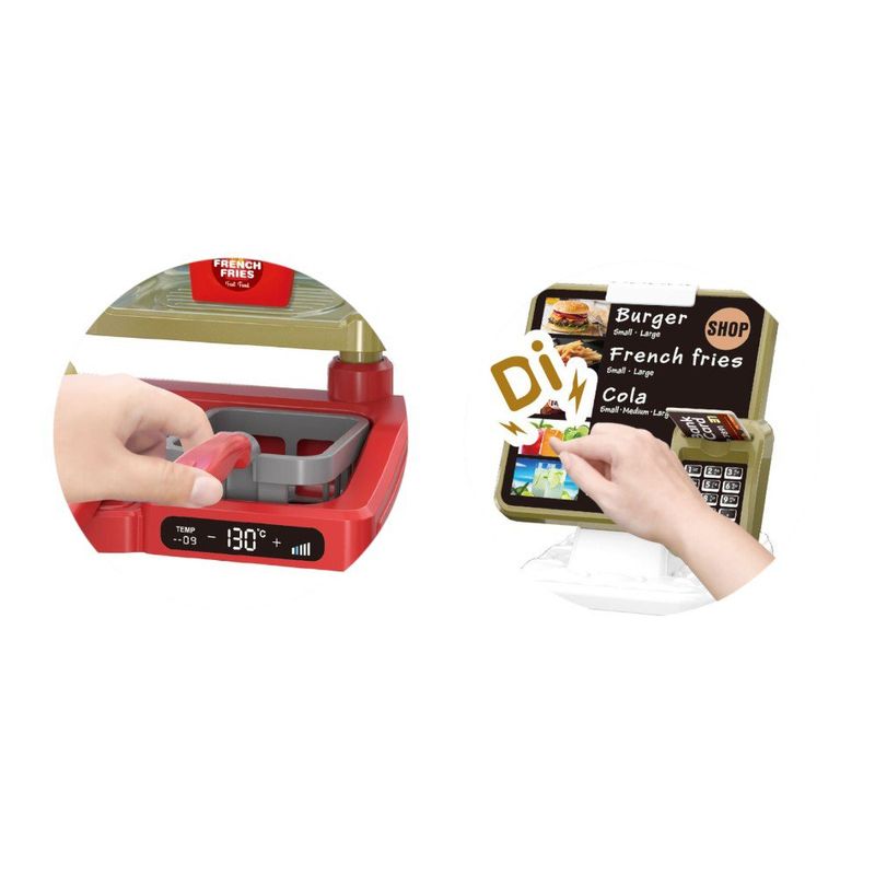 Set de Cocina Infantil Tienda de Hamburguesas Multicolor